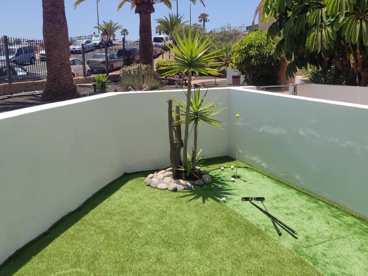 "Mini Golf Estudio" Terraza Privada Y Piscina 산미겔데아보나 외부 사진