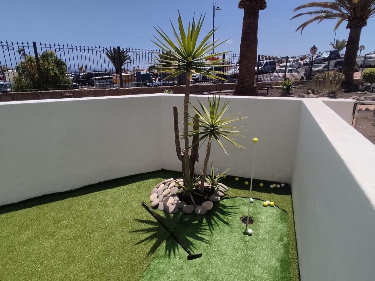 "Mini Golf Estudio" Terraza Privada Y Piscina 산미겔데아보나 외부 사진