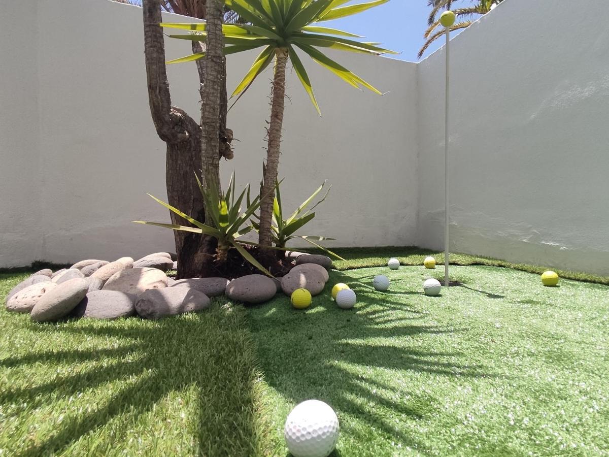 "Mini Golf Estudio" Terraza Privada Y Piscina 산미겔데아보나 외부 사진