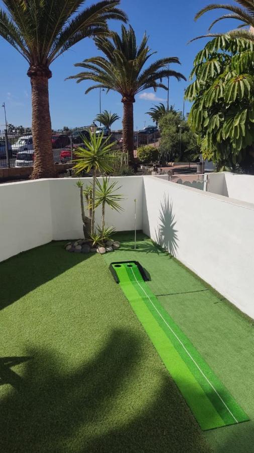 "Mini Golf Estudio" Terraza Privada Y Piscina 산미겔데아보나 외부 사진